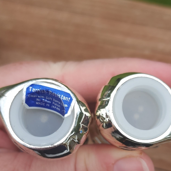 Wm A. Rogers Swan salt and pepper shakers silverplate - Picture 10 of 12